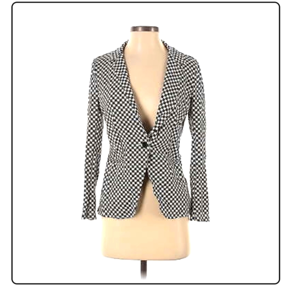 Betabrand Catstooth Blazer Size Small